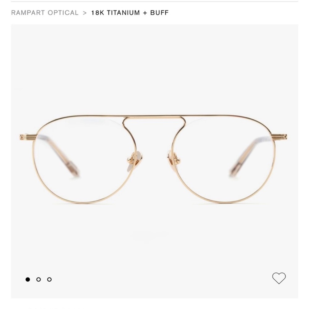ISO KREWE 18K Titanium Glasses in Gold